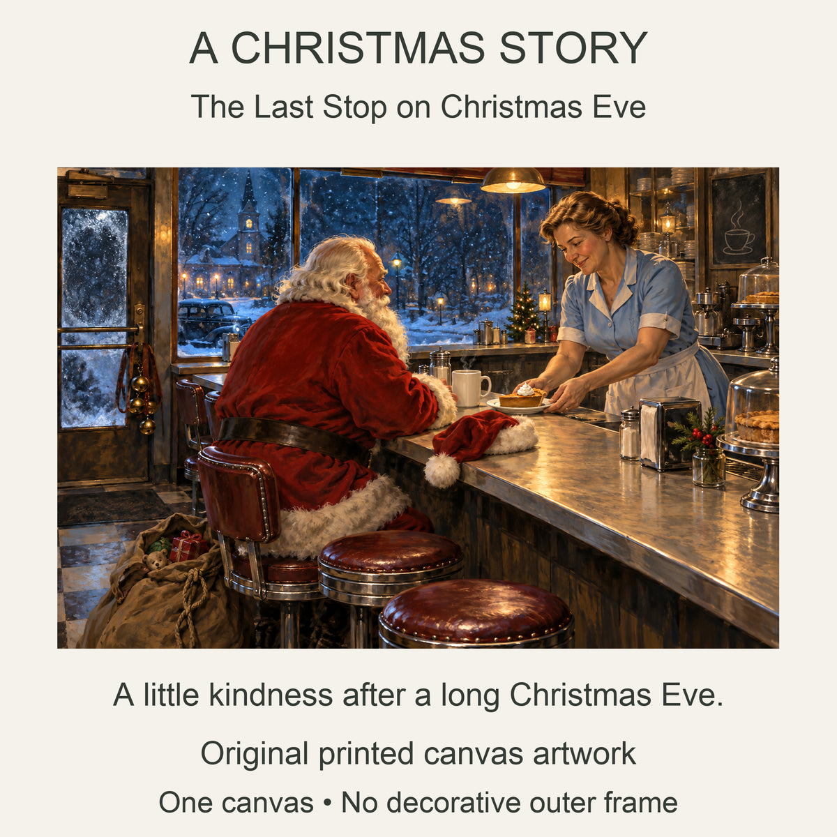 The Last Stop on Christmas Eve — Christmas Canvas Wall Art — 主题与商品配置 — Image 8