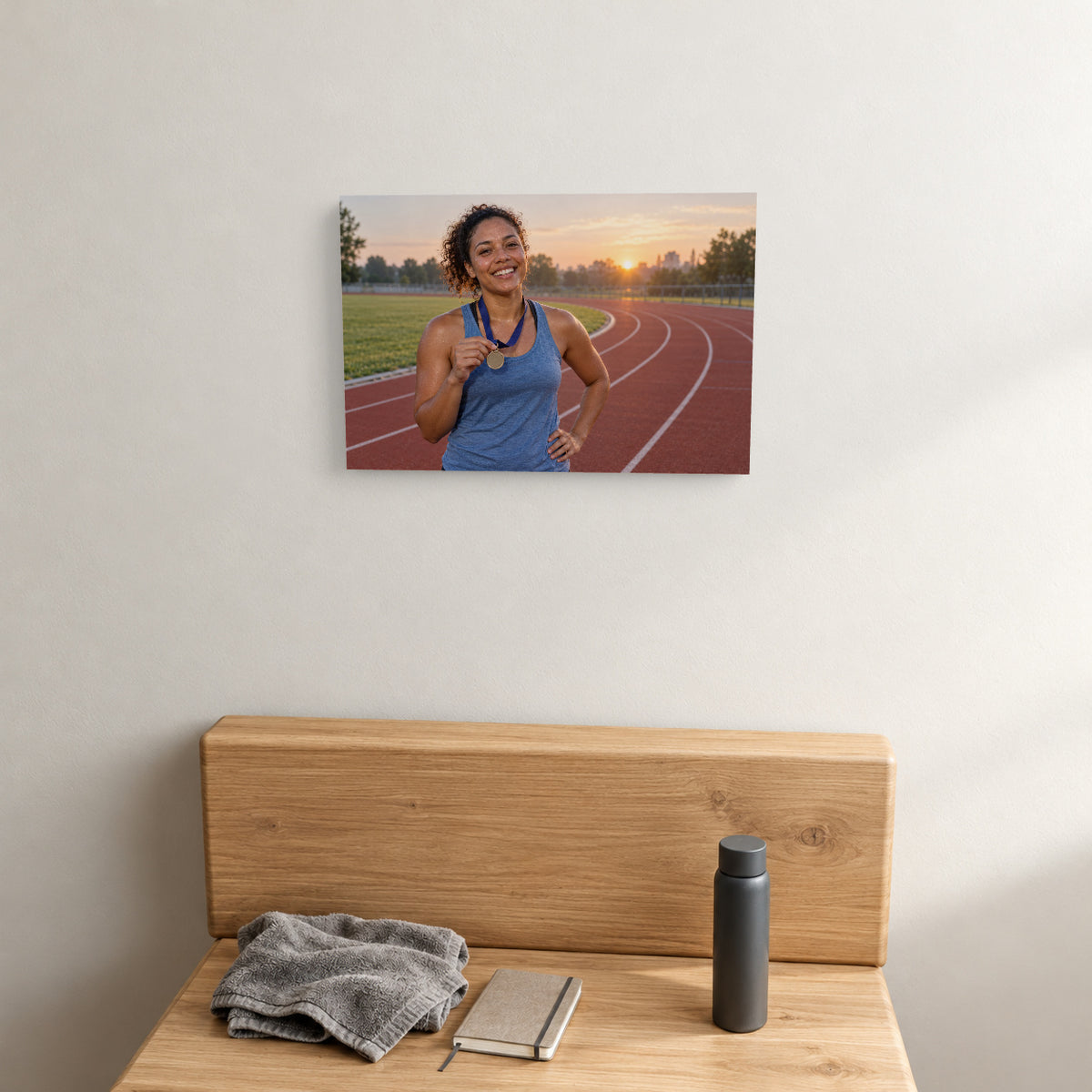 Personalized Sport Photo Canvas — Your Photo, Printed in the USA — Photo canvas lifestyle example — Image 4