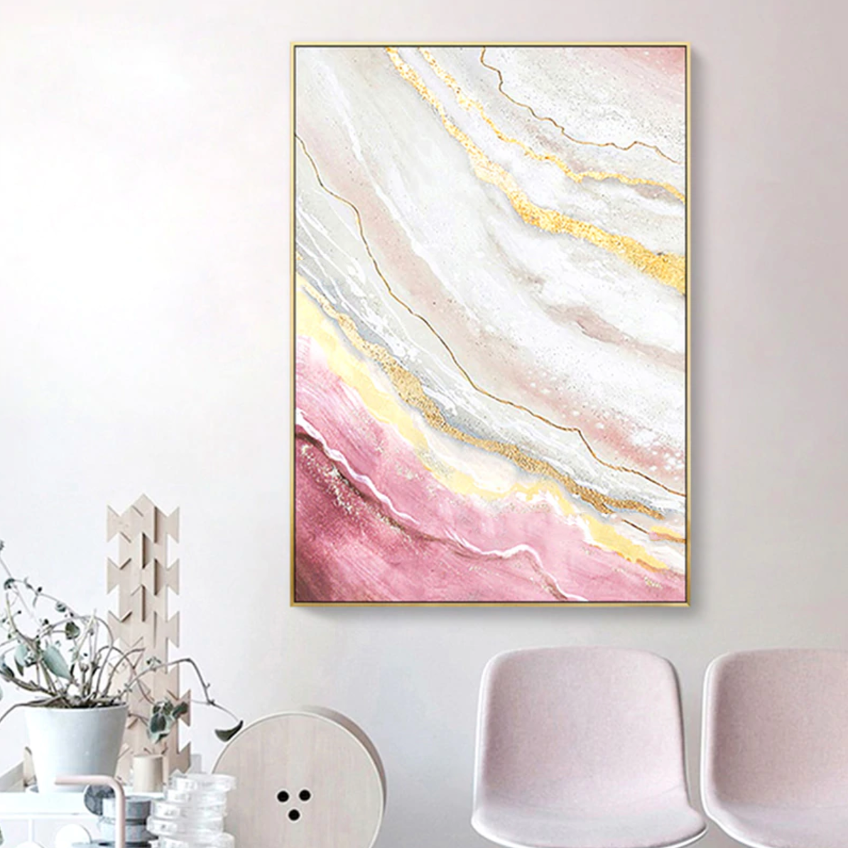 Pink Coast Painting