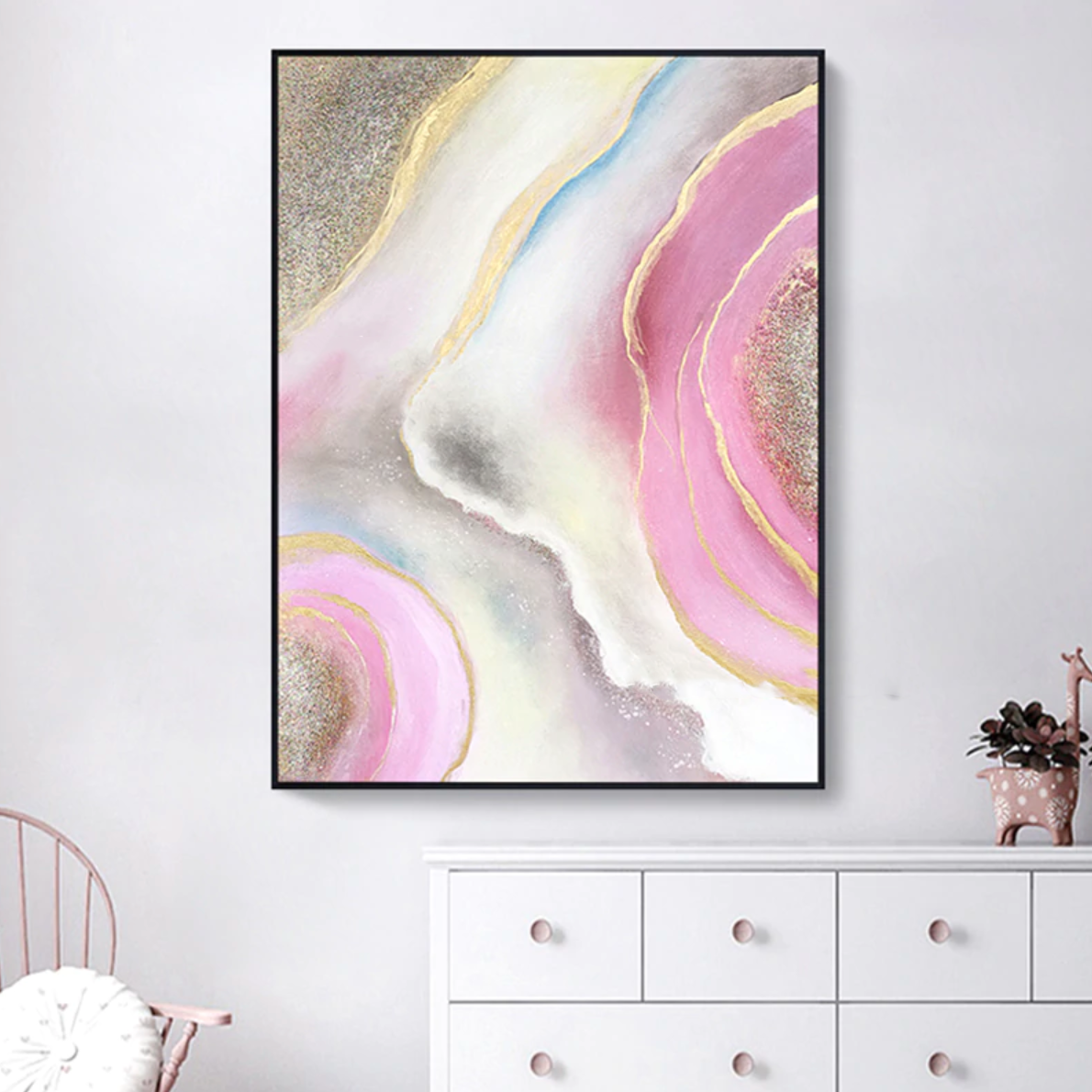 Pink Lava Painting