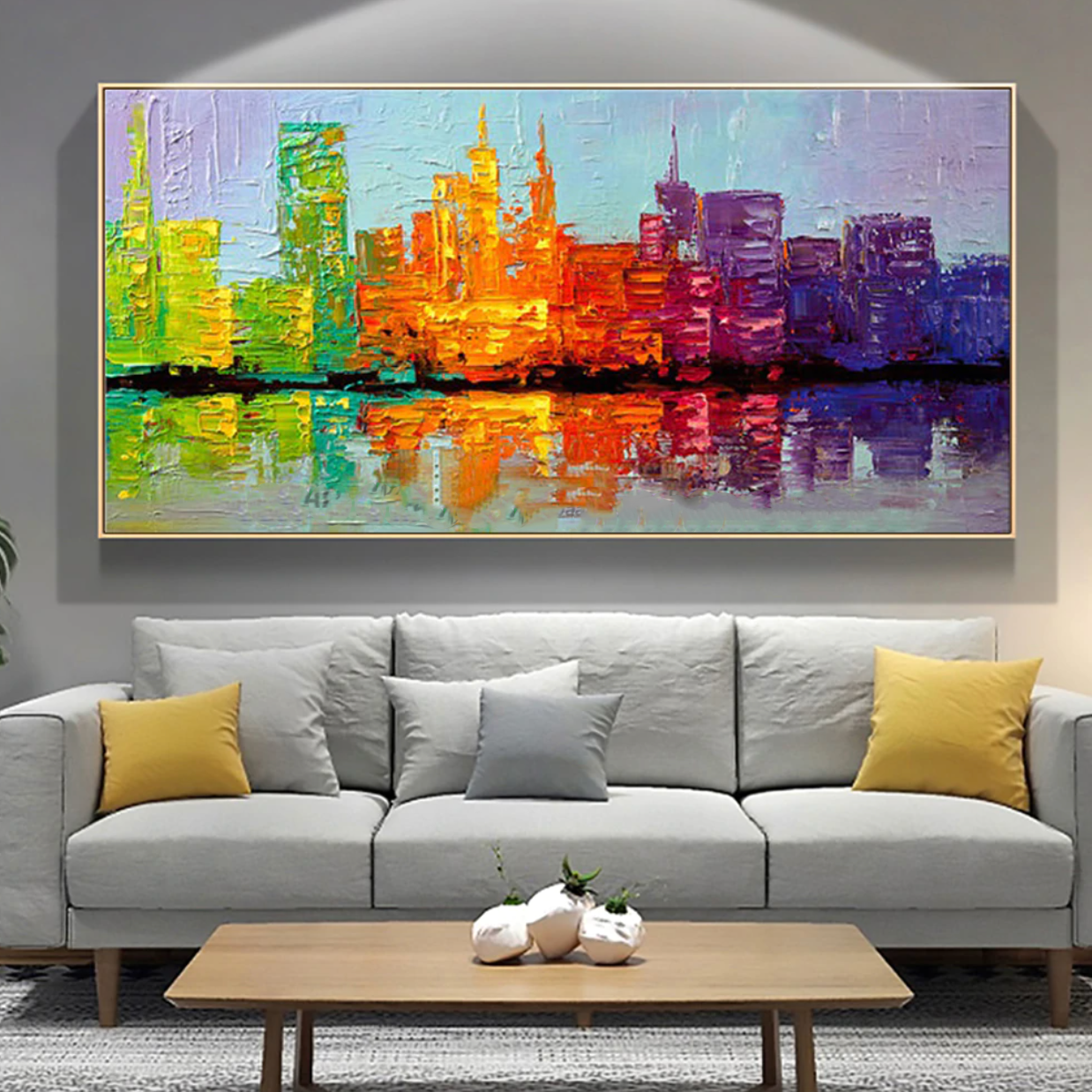 Rainbow Sky Painting