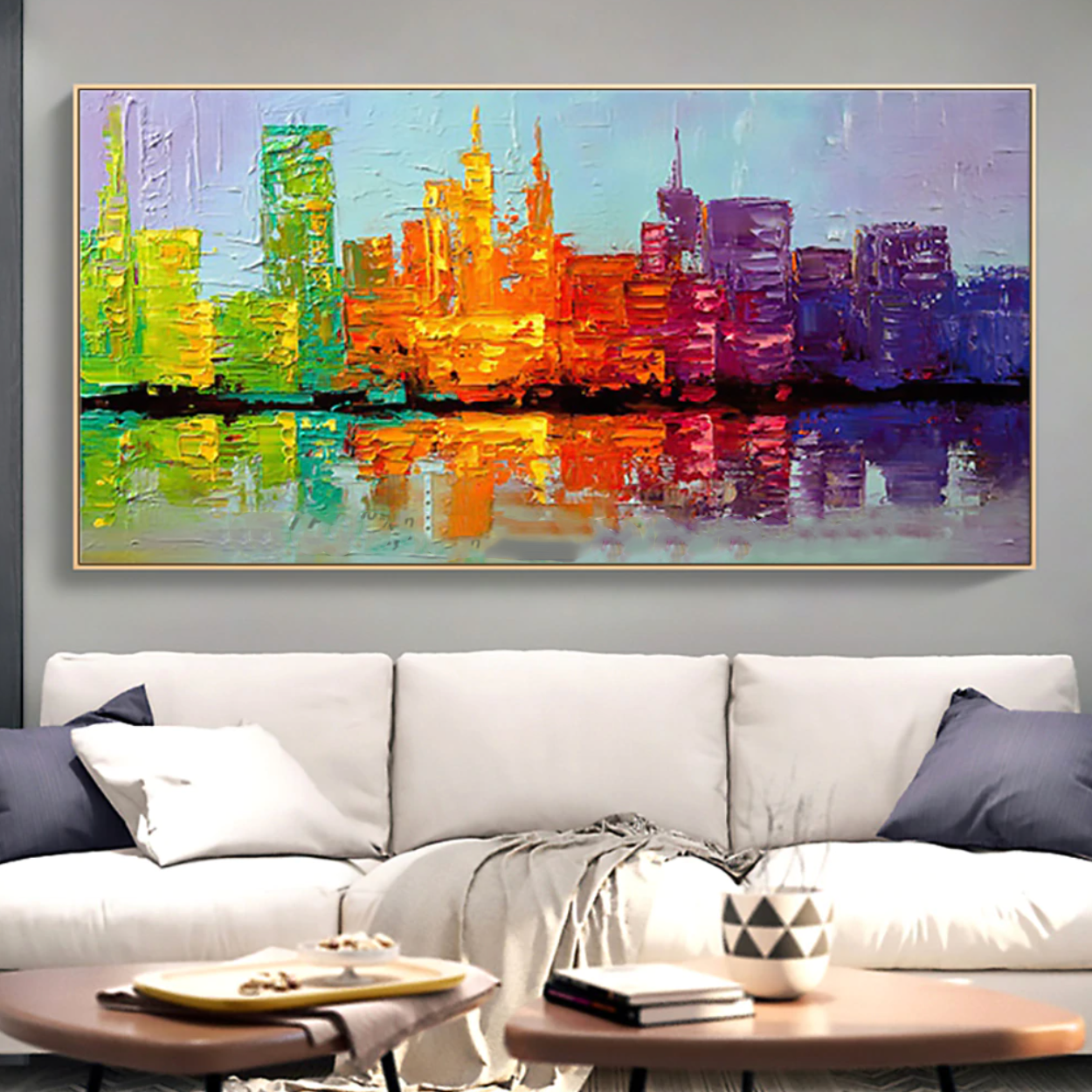 Rainbow Sky Painting