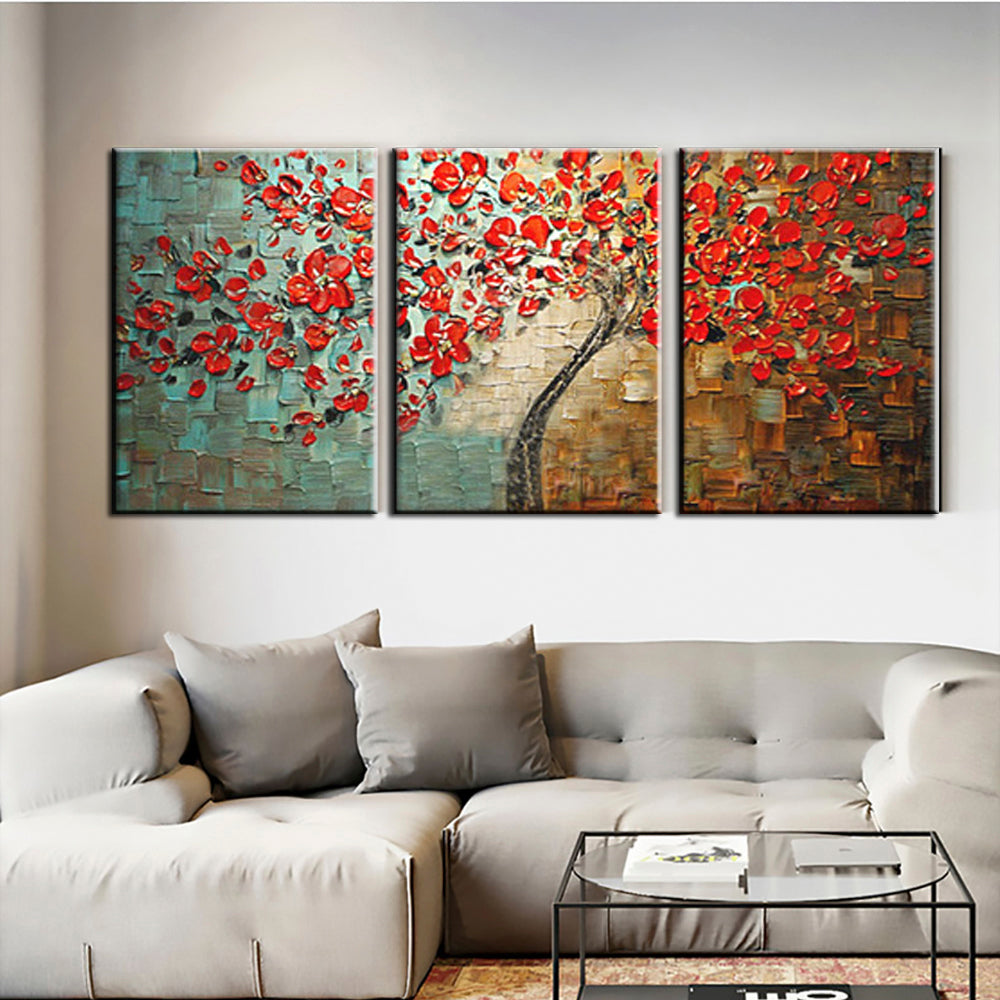 Scarlet Bloom Painting