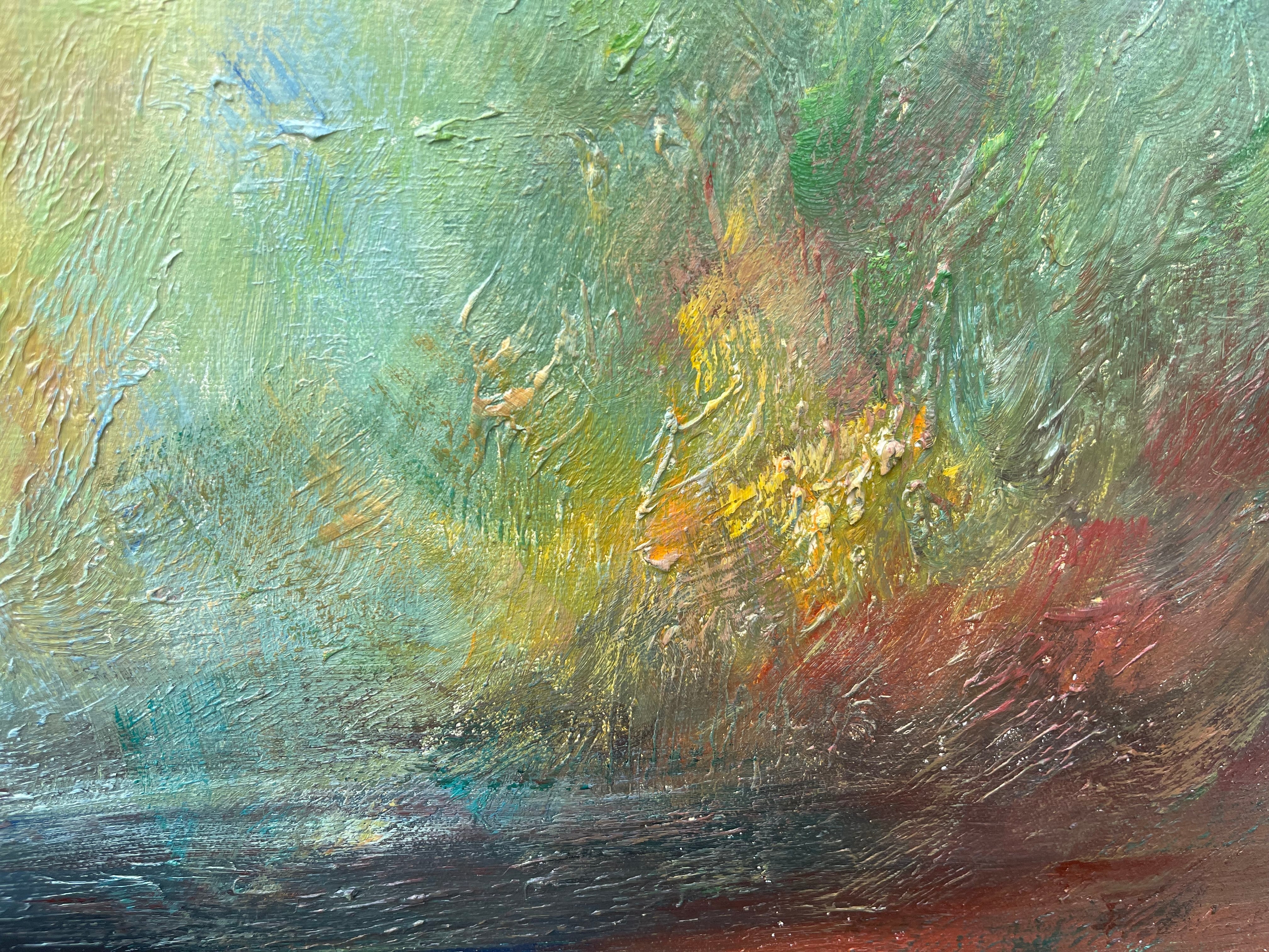 Beach at night Painting