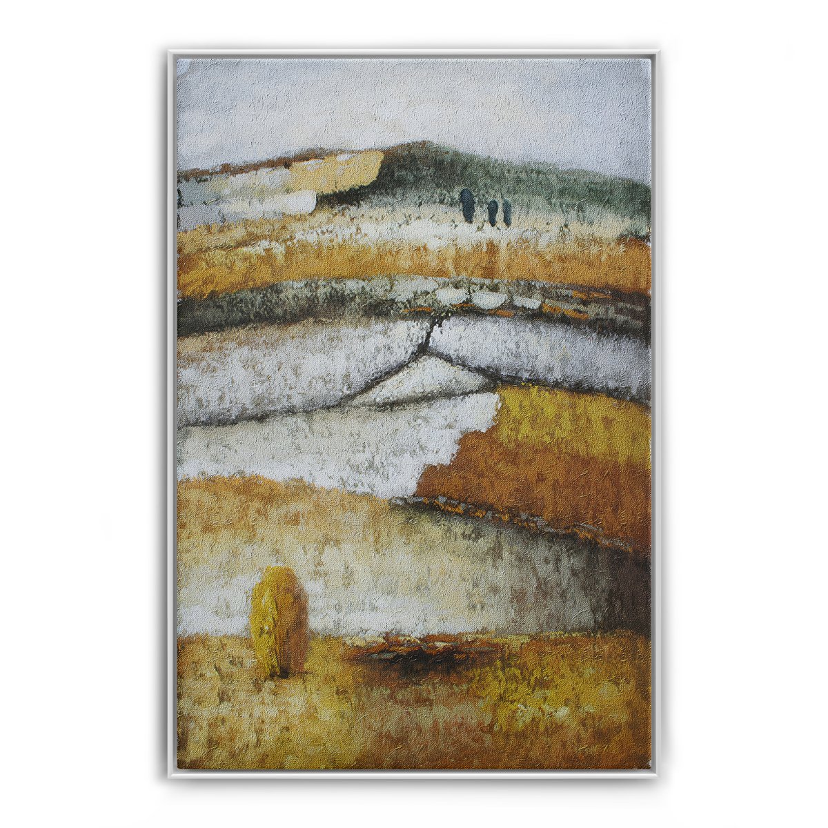 Distant Wheat Fields Painting