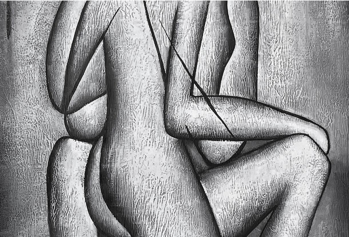 Figures in the Dark Painting