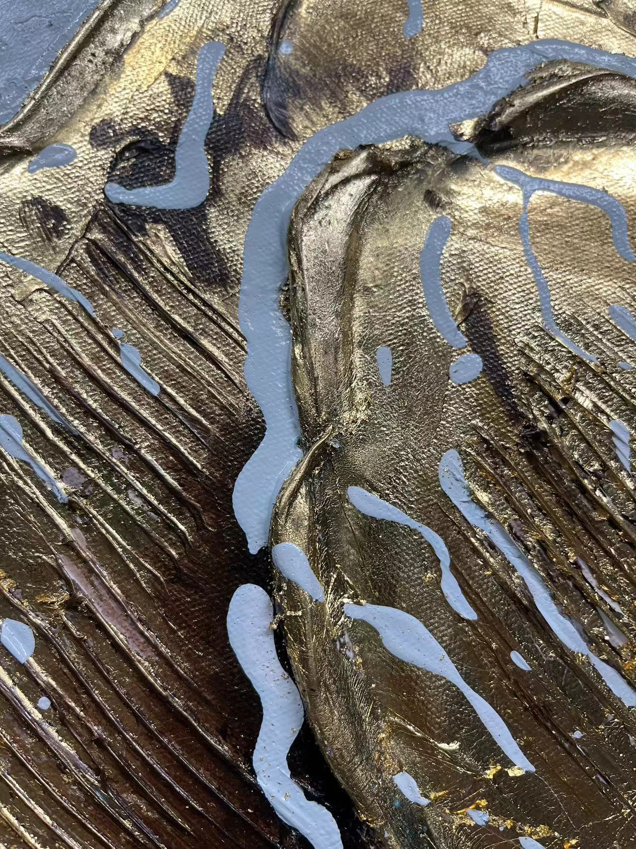 Golden Dandelion Painting