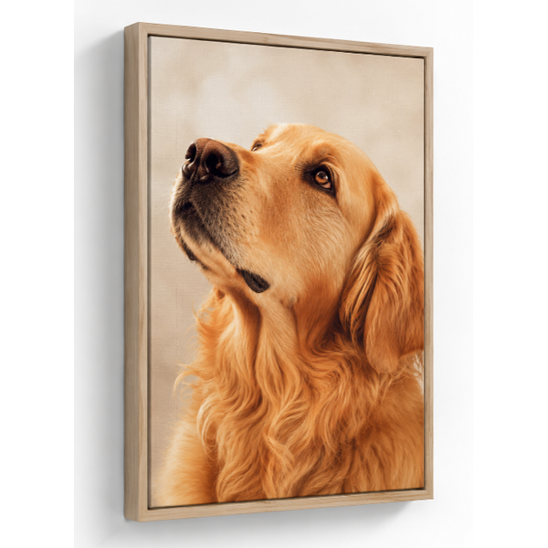 Custom Pet Portrait Print | Oil Painting Style from Photo