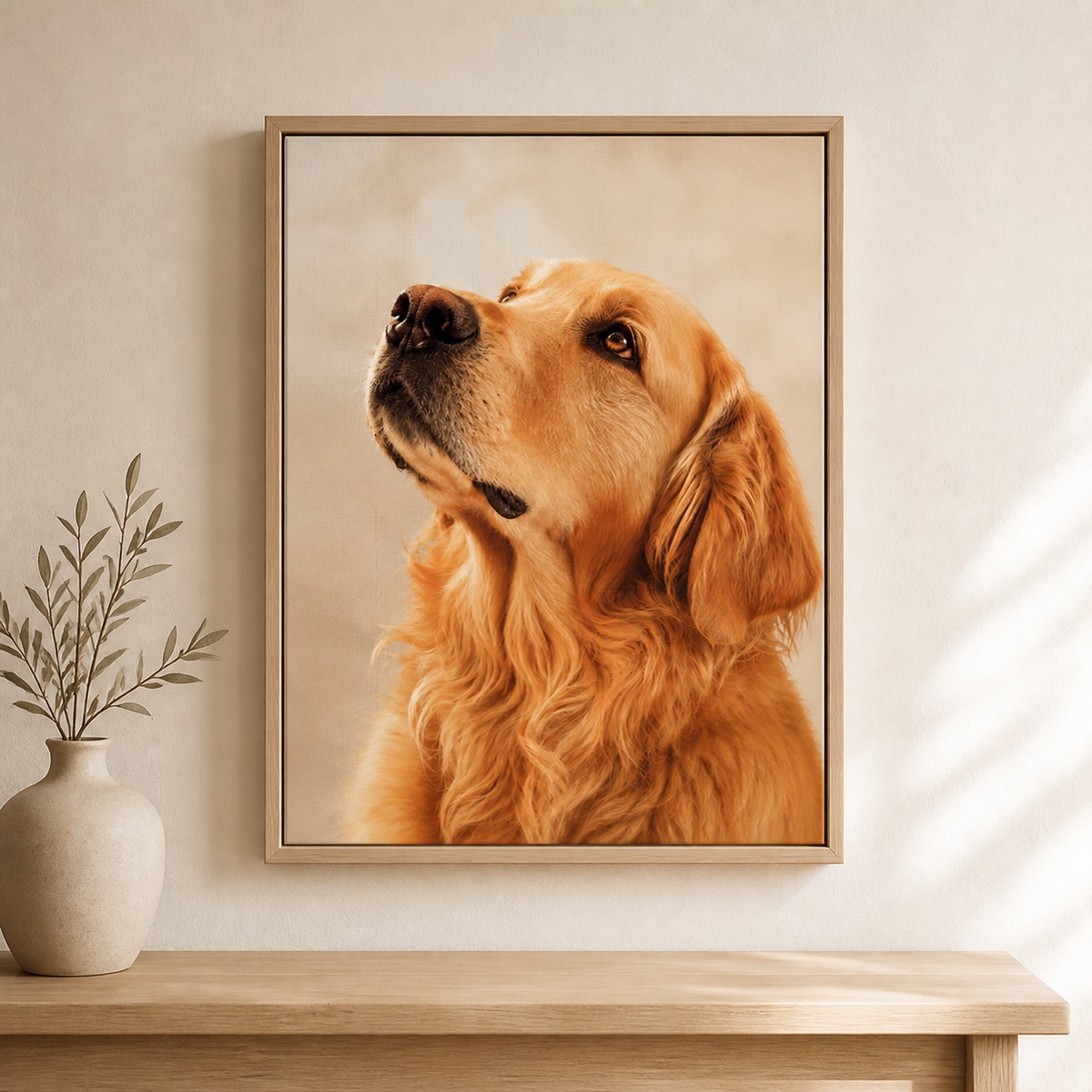 Custom Pet Portrait Print | Oil Painting Style from Photo