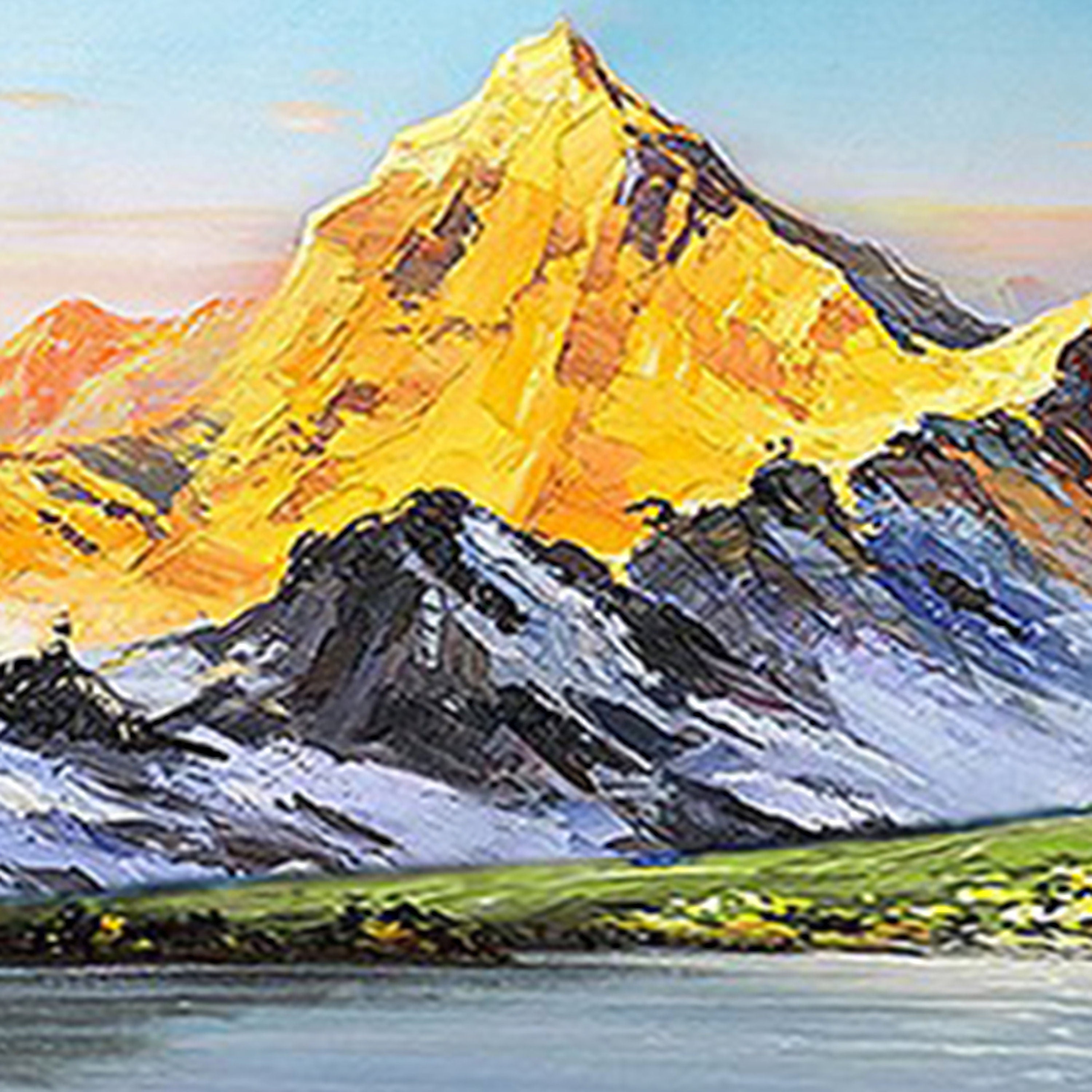 Gum San Mountain Painting