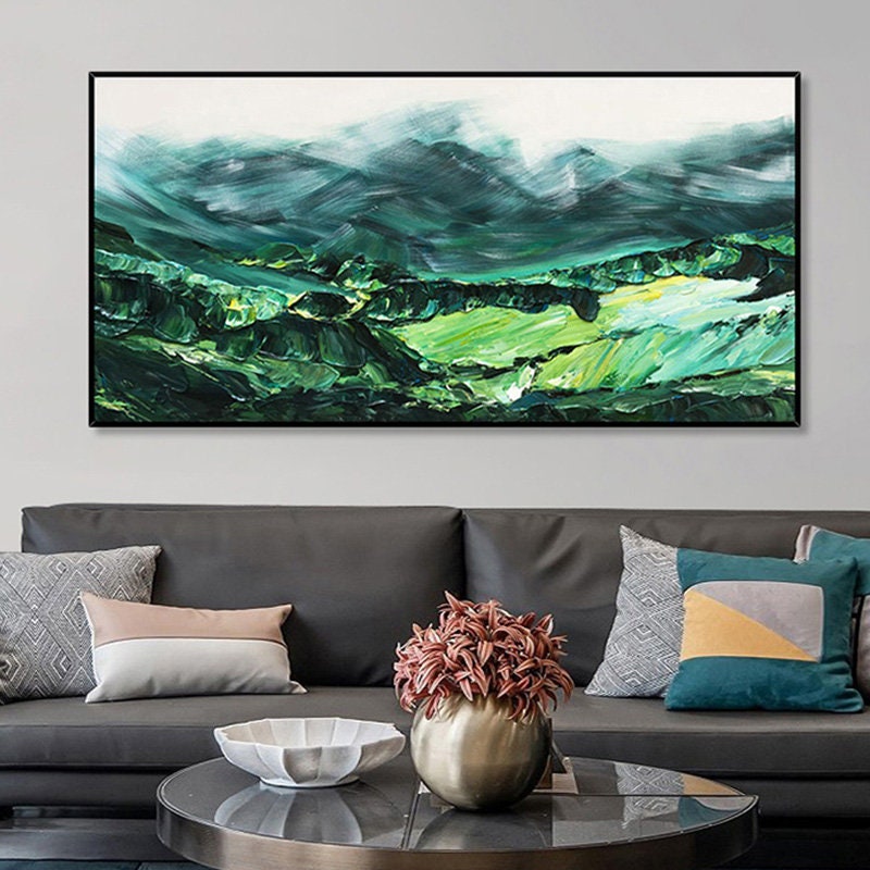 Verdant Mountains Painting