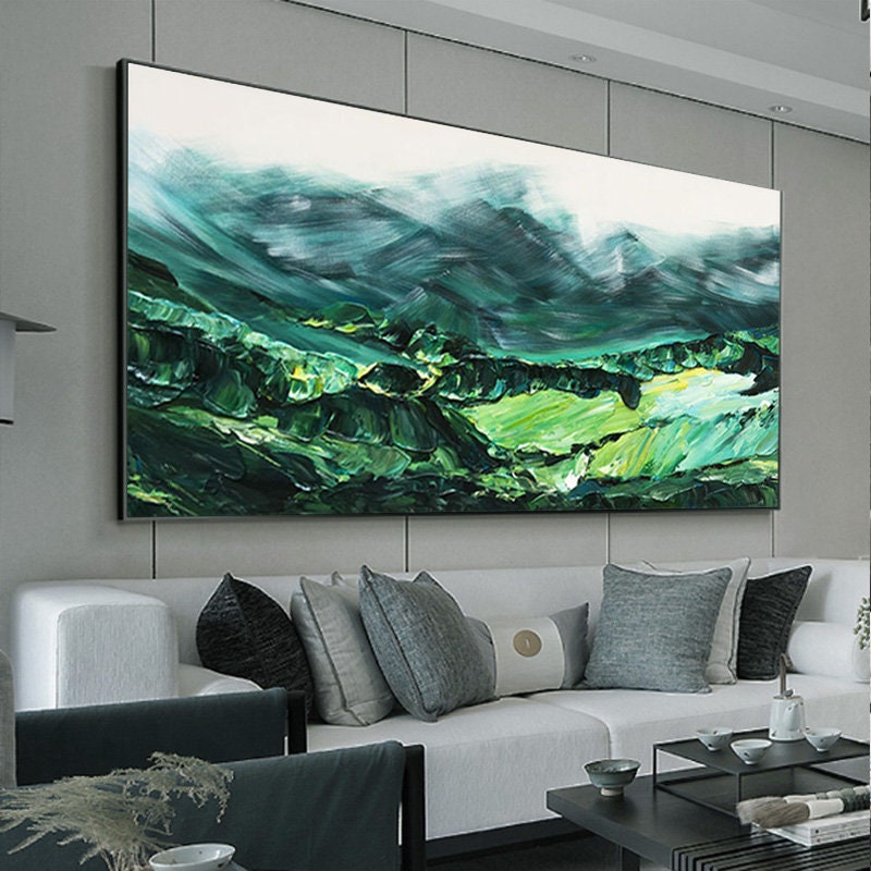 Verdant Mountains Painting