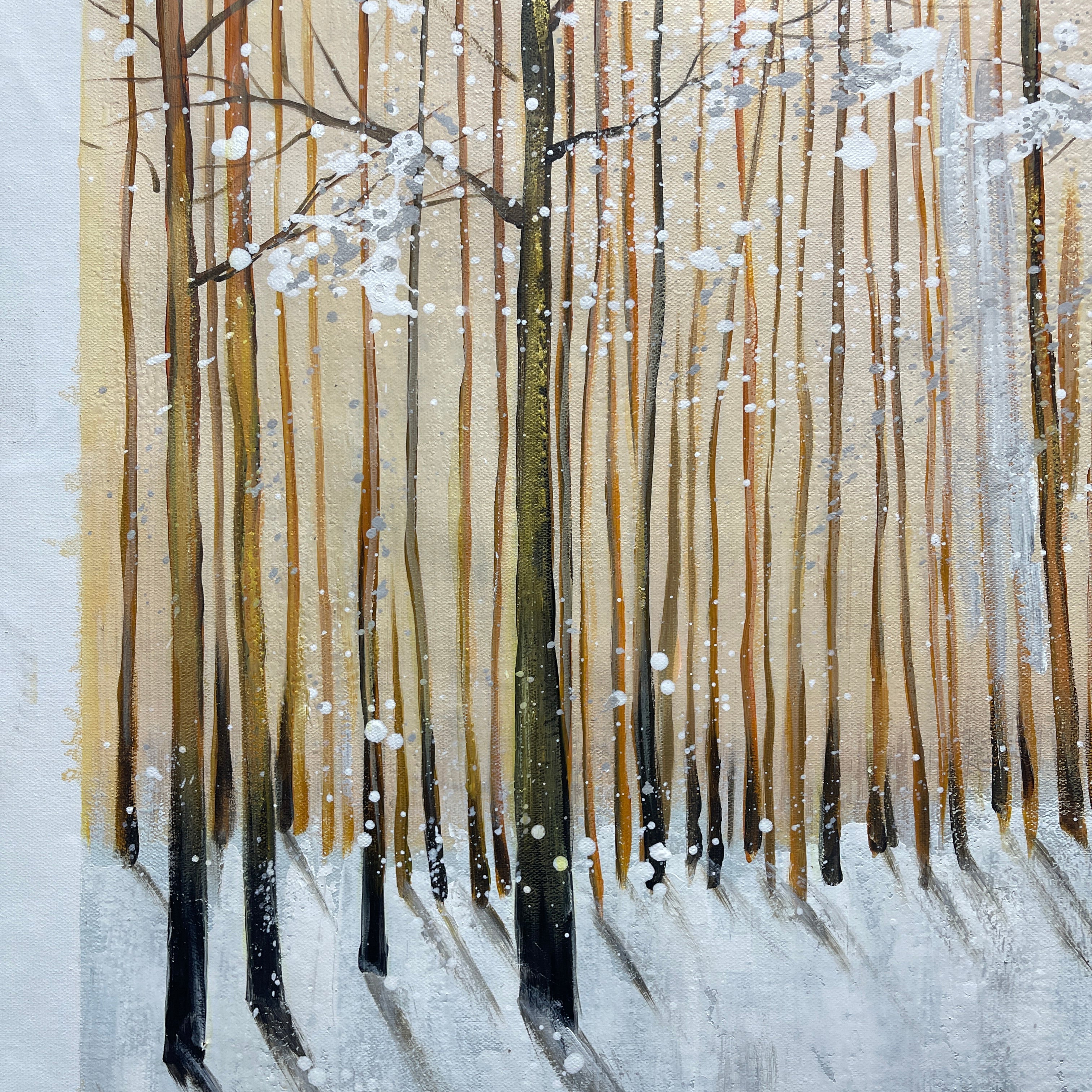 Trees in Spring Painting