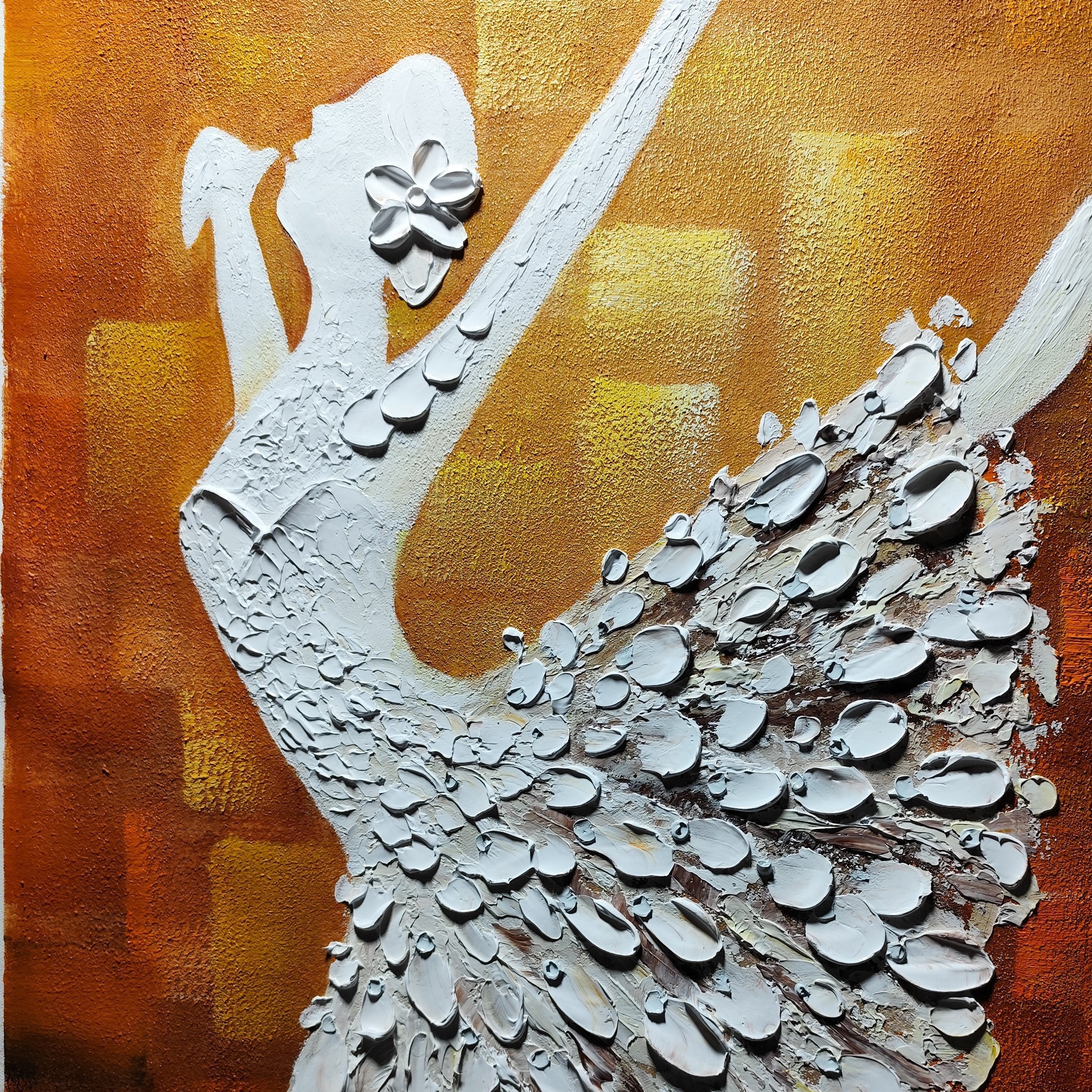 Lonely Swan Painting