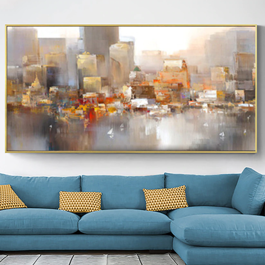 The Evolving City Painting