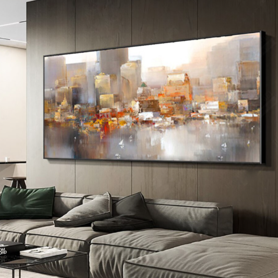 The Evolving City Painting