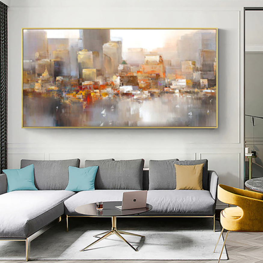 The Evolving City Painting