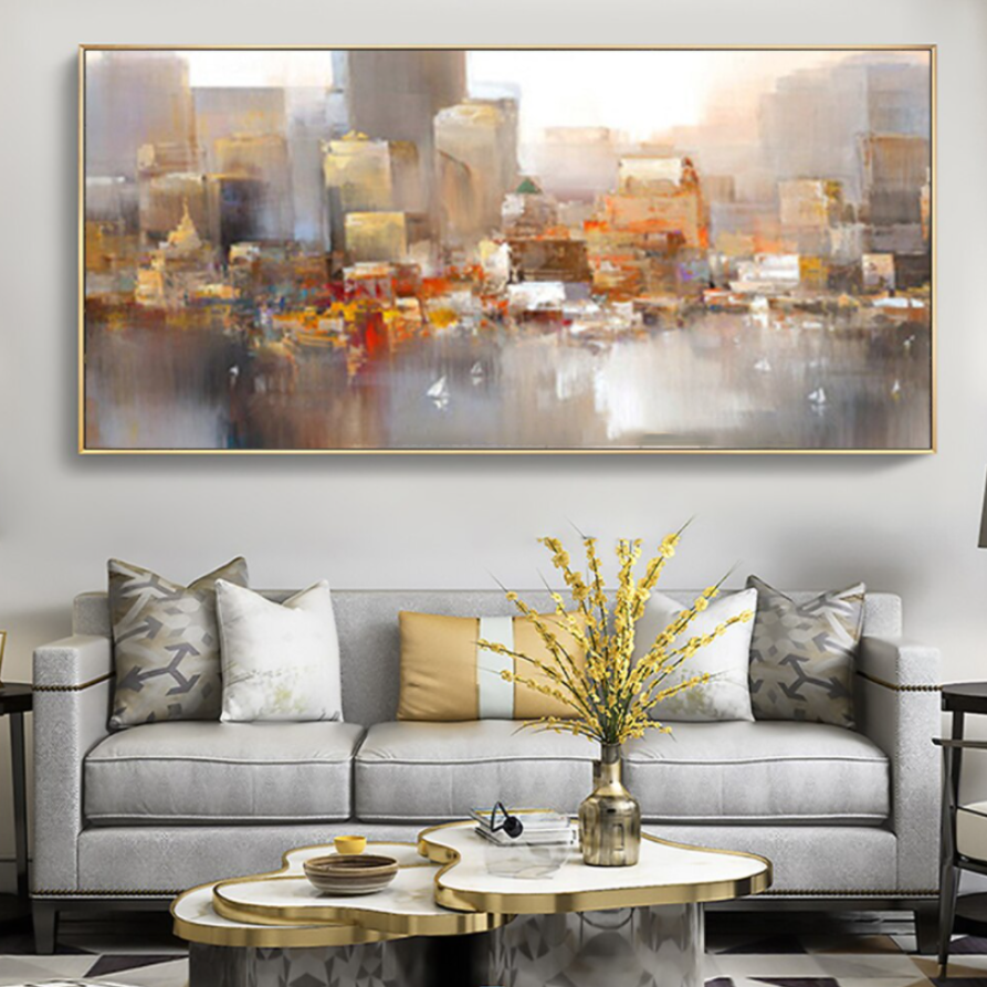 The Evolving City Painting