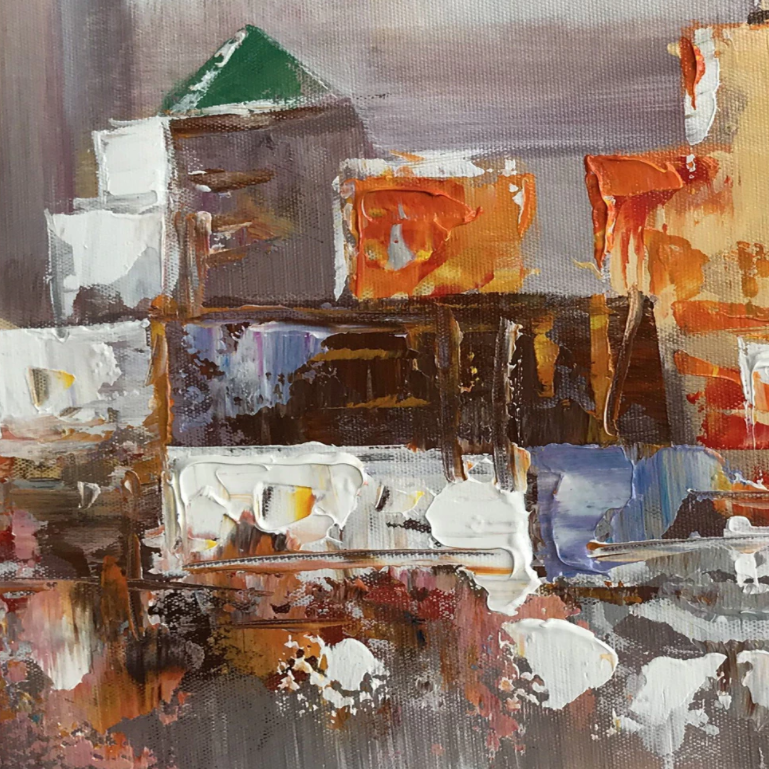 The Evolving City Painting