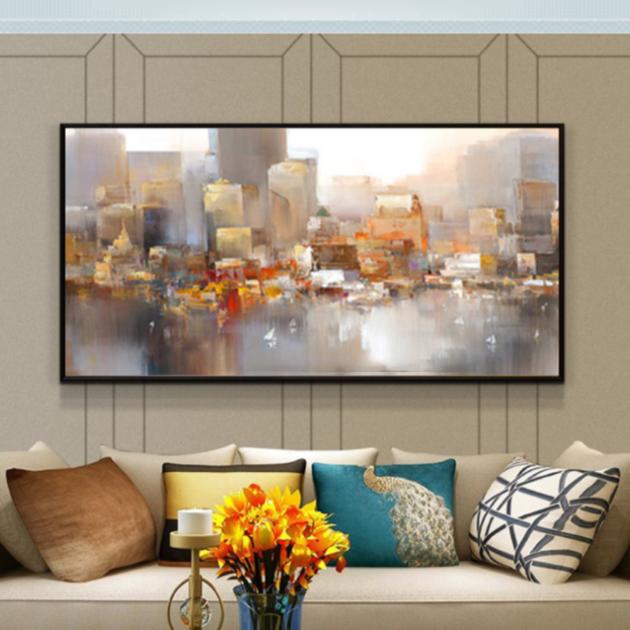 The Evolving City Painting