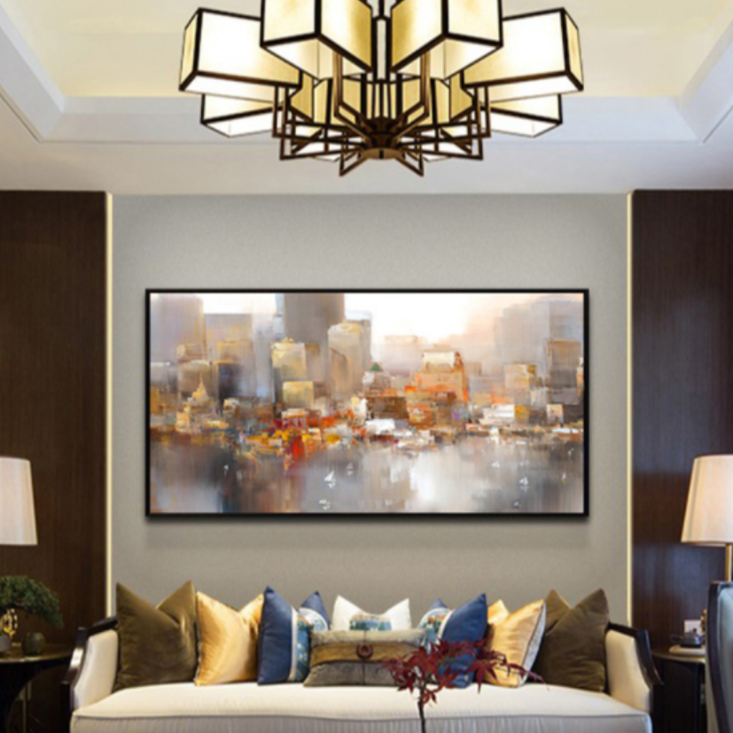 The Evolving City Painting