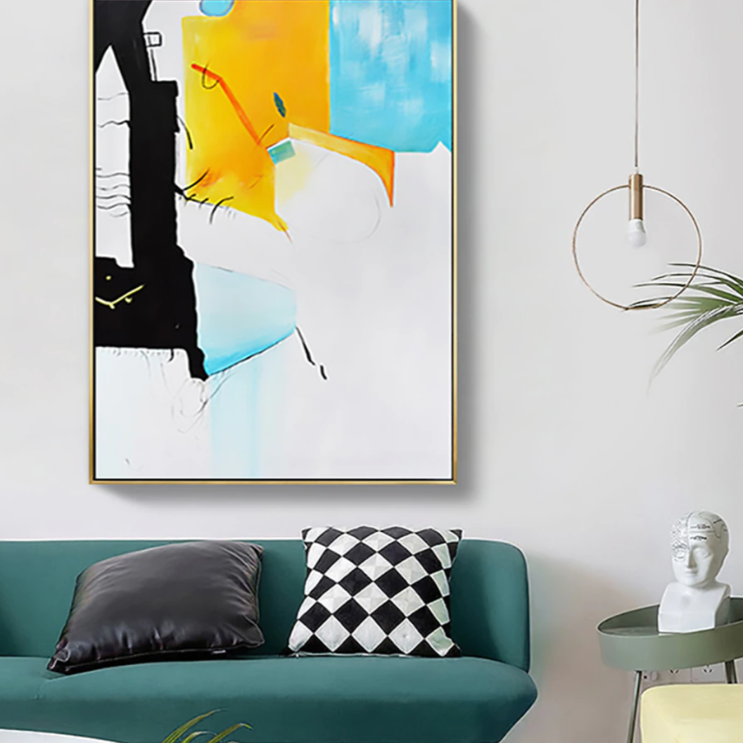 A Sunny Day at the Beach Painting