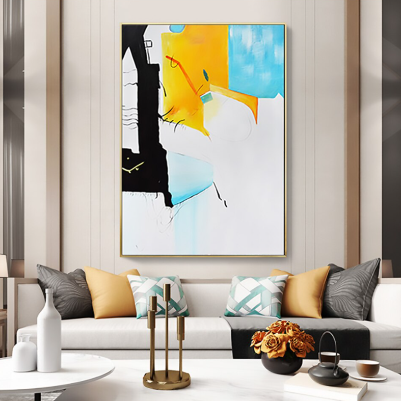 A Sunny Day at the Beach Painting